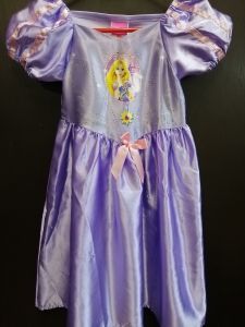Kids Costumes to Hire - Tangled Rapunzel Dress - 3 yrs